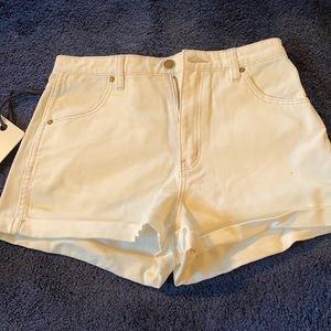 Natural jean shorts